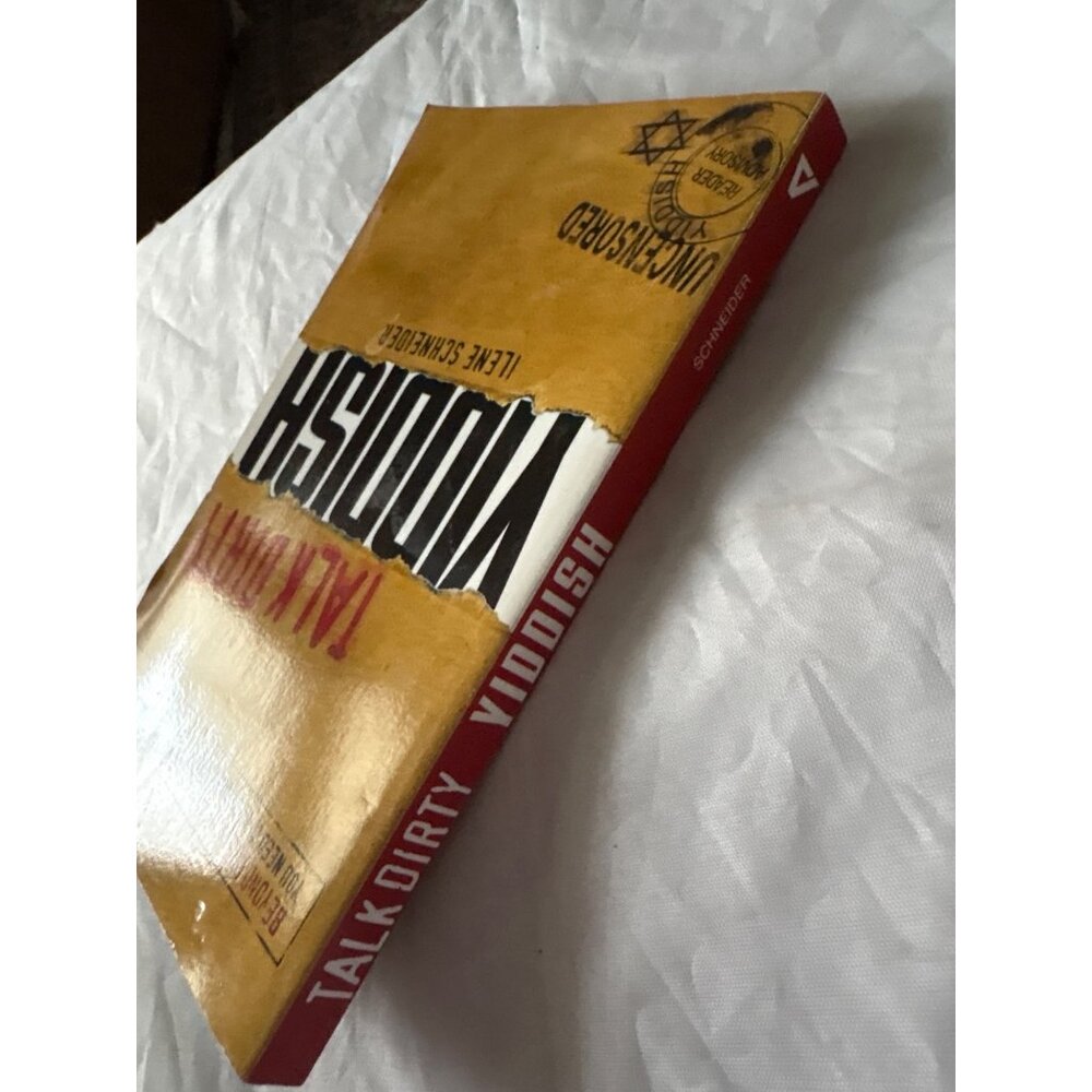 Talk Dirty Yiddish Uncensored By Ilene Schneider Funny Language Guide Paperback - Picture 7 of 12